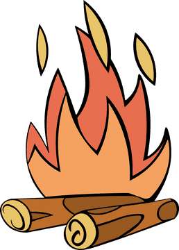 Bonfire Log clipart