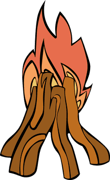 Bonfire clipart