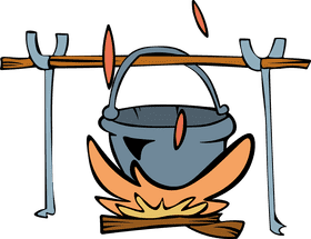 Bonfire Pot clipart