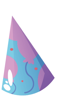 Birthday Hat Balloons clipart