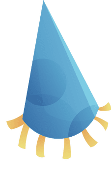 Birthday Hat Blue clipart