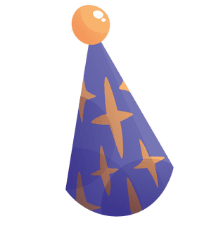 Birthday Hat Stars clipart