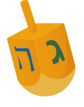 Dreidel clipart
