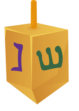 Dreidel clipart