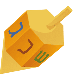 Dreidel clipart