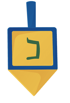 Dreidel clipart