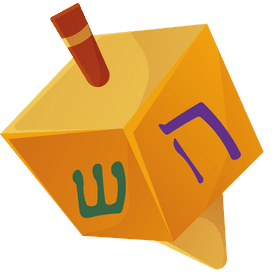 Dreidel clipart