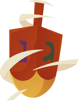 Dreidel clipart