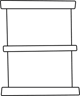Keg Metal black and white clipart