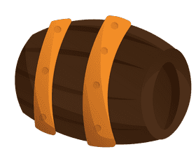 Beer Keg Wood clipart