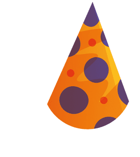 Party Hat Dotted clipart