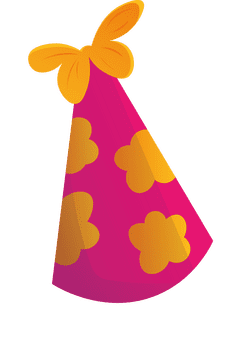 Party Hat Flowers clipart