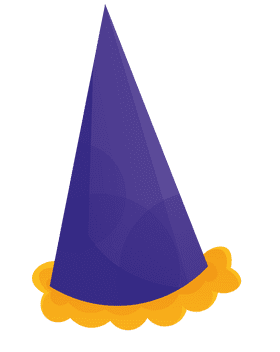 Party Hat Purple clipart