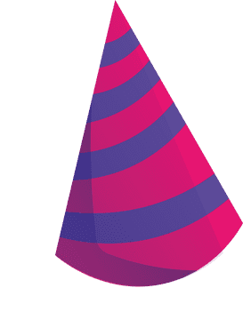 Party Hat Stripe clipart