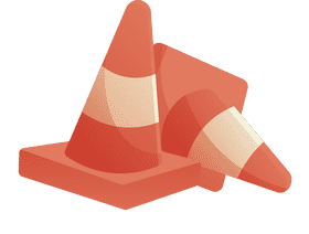 Traffic Cone Dual clipart