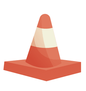 Traffic Cone Red clipart