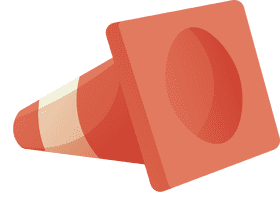 Traffic Cone Red clipart