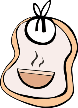 Baby Bib Cup clipart