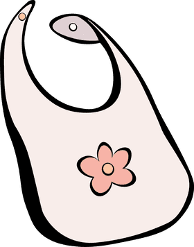 Baby Bib Flower clipart
