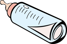 Baby Milk Bottle With Milk clipart