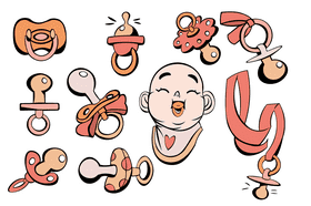 Baby Pacifier vector
