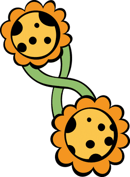 Baby Rattle Flower clipart