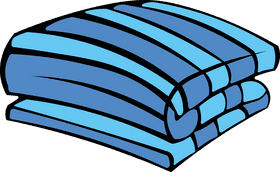 Blanket Blue clipart