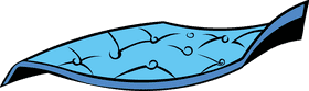 Blanket Blue clipart