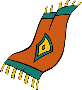 Blanket Orange Pattern clipart