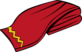 Blanket Red clipart