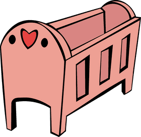 Crib Heart clipart