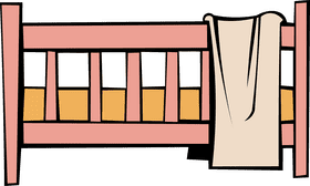 Crib Towel clipart