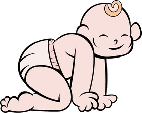 Diaper Baby clipart