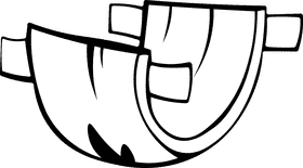 Diaper black and white clipart