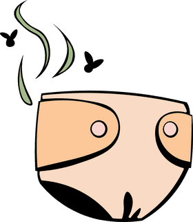 Diaper Stinky clipart
