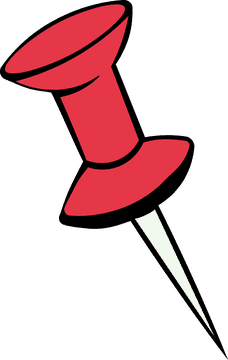 Pin Red clipart