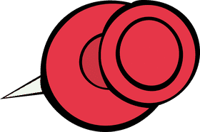 Pin Red clipart