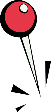 Pin Red Small clipart