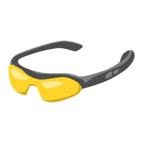 Sport, cycling sunglasses clipart
