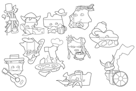 Europe countries map black and white vector