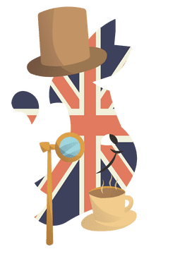 Map of Great Britan clipart