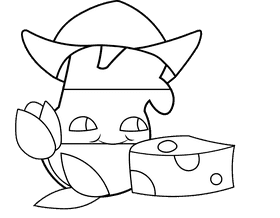 Map of Netherlands black and white clipart