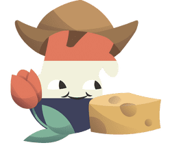 Map of Netherlands clipart