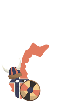 Map of Norway clipart