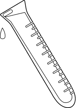 Сhemistry Beaker black and white clipart