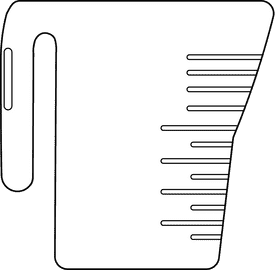 Сhemistry Beaker black and white clipart