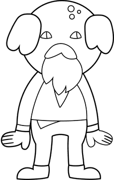 Scientist Chemist, Chemistry black and white clipart