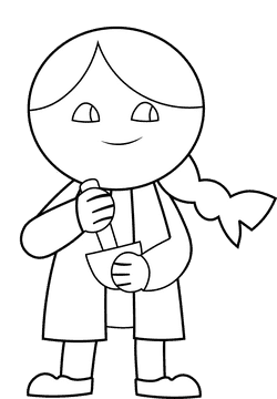 Scientist Chemist, Chemistry black and white clipart