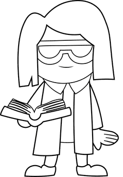 Scientist Chemist, Chemistry black and white clipart