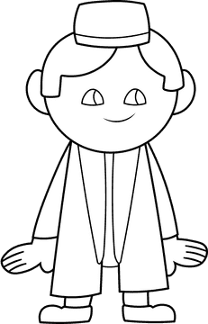 Scientist Chemist, Chemistry black and white clipart